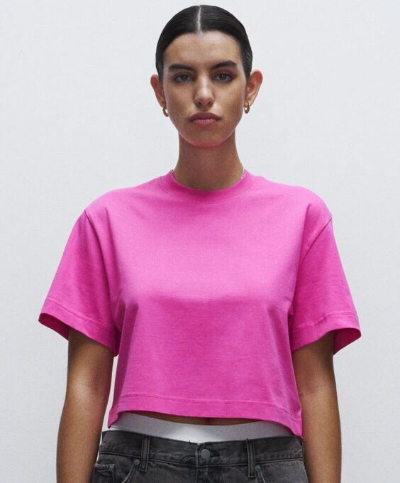Ladies Contemporary Crop Top - True Blanks